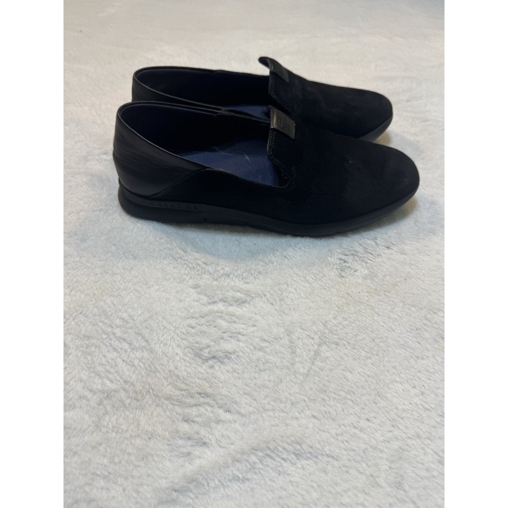 Cole Haan Women's Shoes Black Suede Leather Grand.OS Slip-On  WO8648‎ Size 7B